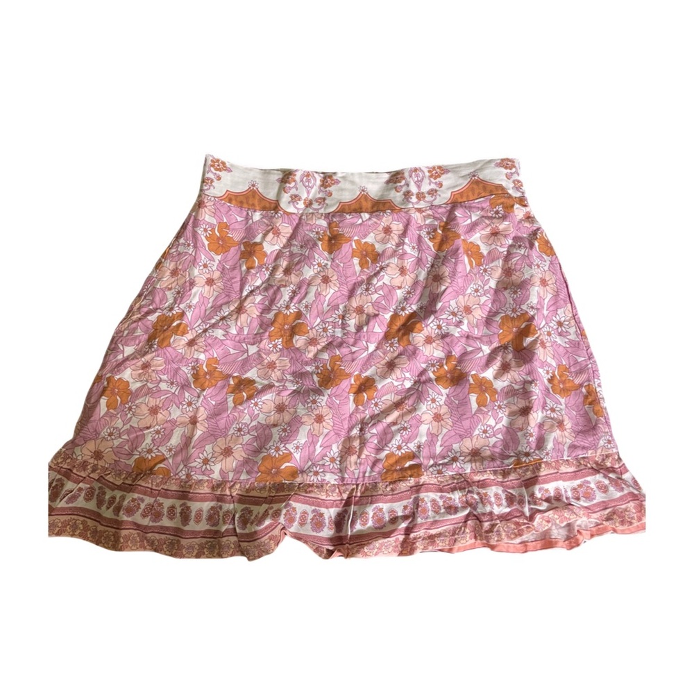 altard state Floral Pink and Orange Women's Skirt